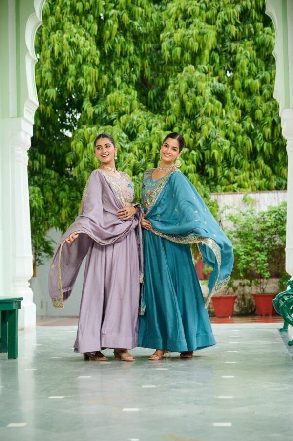 PREMIUM READYMADE GOWN-DUPATTA SET