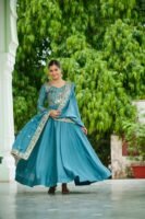 PREMIUM READYMADE GOWN-DUPATTA SET