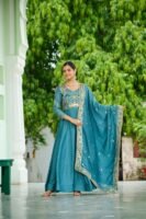 PREMIUM READYMADE GOWN-DUPATTA SET