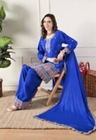 Đěsigner Party Wear Look Chinos Top & Farshi Palazzo With Dupatta set