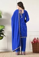 Đěsigner Party Wear Look Chinos Top & Farshi Palazzo With Dupatta set