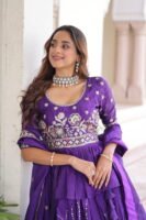 Sequins Embroidered Readymade Lehenga choli Set