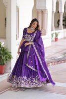 Sequins Embroidered Readymade Lehenga choli Set