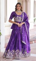 Sequins Embroidered Readymade Lehenga choli Set
