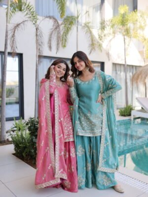 Fendi Crush with Zari & Sequins Embroidered