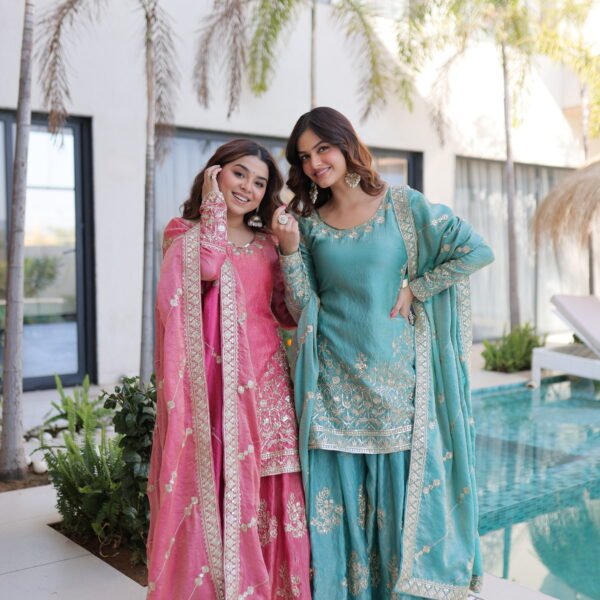 Fendi Crush with Zari & Sequins Embroidered