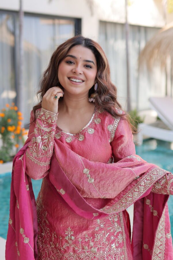 Fendi Crush with Zari & Sequins Embroidered