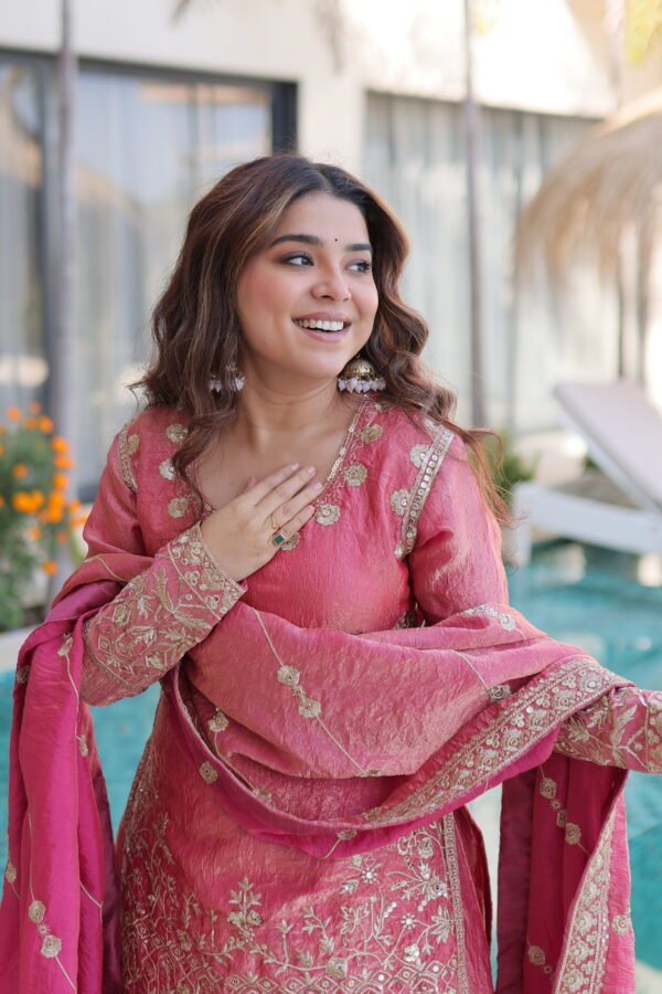 Fendi Crush with Zari & Sequins Embroidered