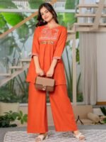 Orange Sparrow cord set