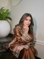  Đěsigner Party Wear Look Pur Chinon Silk Top & Palazzo With Dupatta set